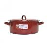 CACEROLA ESMALTE MARRON 30 CM