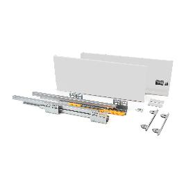 EMUCA CAJÓN EXTERIOR CONCEPT 30KG DE ALTURA 185MM, PROFUNDIDAD 500MM, ACERO, PINTADO BLANCO