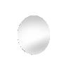 EMUCA ESPEJO DE BAÑO CASSIOPEIA CON ILUMINACIÓN LED DECORATIVA, DIÁMETRO 60CM, AC 230V 50HZ, 20W Y 12W, ALUMINIO Y 