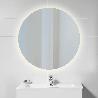 EMUCA ESPEJO DE BAÑO CASSIOPEIA CON ILUMINACIÓN LED DECORATIVA, DIÁMETRO 60CM, AC 230V 50HZ, 20W Y 12W, ALUMINIO Y 
