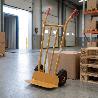 CARRO ALMACÉN DE PALA LARGA. TUBO DE ACERO. NEUMÁTICAS. 300KG - THECA