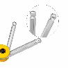 JUEGO 7 LLAVES ALLEN PLEGABLE CON BOLA ACERO CROMO VANADIO. JUEGO LLAVES HEXAGONALES, JUEGO DE LLAVES PLEGABLE ALLE