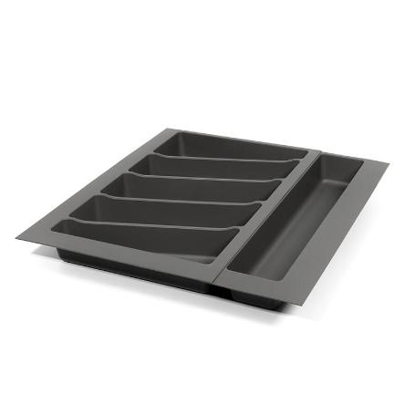 CUBERTERO PARA CAJÓN AURO. PLÁSTICO RESISTENTE. ACABADO ANTRACITA MODULO MODULO 500