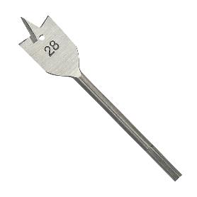 BROCA PLANA MADERA 3 PUNTAS WOLFPACK   28,00 MM.