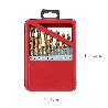 ESTUCHE BROCAS HSS TITANIO 1-10 MM. 19 PIEZAS