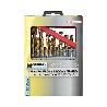 ESTUCHE BROCAS HSS TITANIO 1-10 MM. 19 PIEZAS