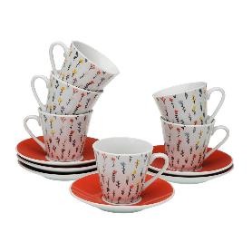 TAZAS PORCELANA CAFE BLUME 80 ML