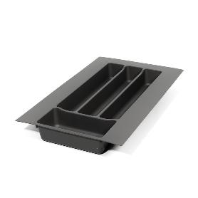 CUBERTERO PARA CAJÓN AURO. PLÁSTICO RESISTENTE. MODULO MODULO 300 ACABADO ANTRACITA
