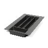 CUBERTERO PARA CAJÓN AURO. PLÁSTICO RESISTENTE. MODULO MODULO 300 ACABADO ANTRACITA