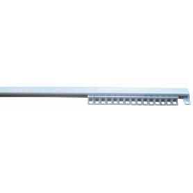 RIEL ALUMINIO P950 SIN CORDON 3.0 METROS BLANCO