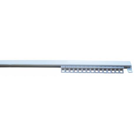 RIEL ALUMINIO P950 SIN CORDON 3.0 METROS BLANCO