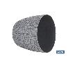 MACETA O MACETERO TRENZADA COLOR GRIS OSCURO PP Ø 215 X 185 MM 5,2 L VENTA UNITARIA