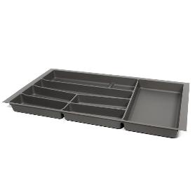 CUBERTERO PARA CAJÓN AURO. PLÁSTICO RESISTENTE. MODULO MODULO 1000 ACABADO ANTRACITA