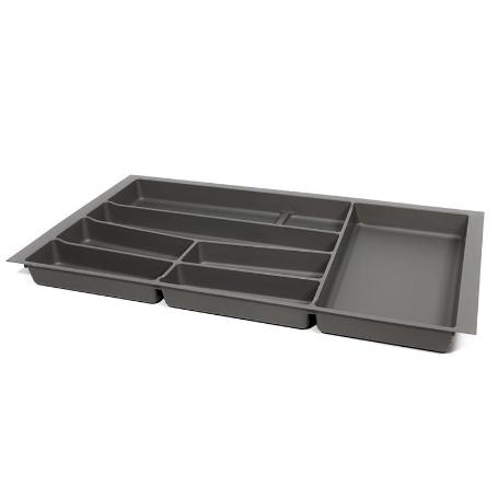 CUBERTERO PARA CAJÓN AURO. PLÁSTICO RESISTENTE. MODULO MODULO 1000 ACABADO ANTRACITA