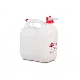 BIDON CON GRIFO PLASTICO ALIMENTARIO 5 LITROS