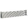 REJILLA DE VENTILACION PARA HORNO. MATERIAL ALUMINIO. ACABADO CROMO MATE. PARA MUEBLE DE 900 MM