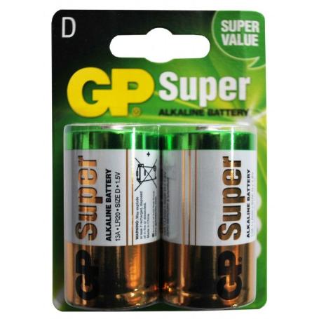 PILAS LR20 D SUPER ALCALINAS