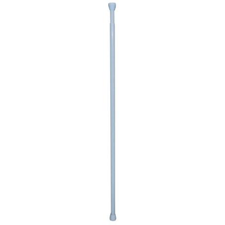 BARRA BAÑO RECTA EXTENSIBLE 18 MM. (1,23-2,16) BLANCO