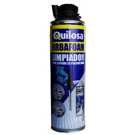 LIMPIADOR ESPUMA PU SPRAY ORBAFOAM LIMPIADOR. AEROSOL SPRAY. ESPUMA DE POLIURETANO FRESCA. 500 ML - QUILOSA