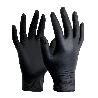 GUANTE NITRILO TALLER ALIMENTARIO NEGRO 4GR REUTILIZABLE CJ 100U T-S 6-7 67236
