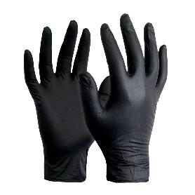GUANTE NITRILO TALLER ALIMENTARIO NEGR 4GR REUTILIZABLE CJ 100 U T-XL 9-10 67239