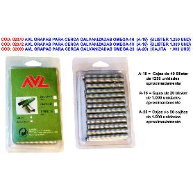 AVL GRAPAS PARA CERCA GALV.OMEGA-18  (A-18)  (BLISTER 1.000 UND)