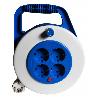ENROLLADOR DE CABLE ELÉCTRICO TAYG 3-1. CARCASA PLÁSTICA. 4 TOMAS 2P+T. PROTECCIÓN IP20. CON TERMOSTATO. LONGITUD 1