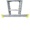ESCALERA ALUMINIO 2 TRAMOS 12+12 PELDAÑOS. PLEGABLE, ANTIDESLIZANTE, RESISTENTE