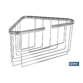 CESTA RINCONERA DE BAÑO DE ACERO INOXIDABLE 304 29 X 18 X 14 CM