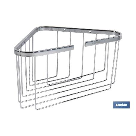 CESTA RINCONERA DE BAÑO DE ACERO INOXIDABLE 304 29 X 18 X 14 CM