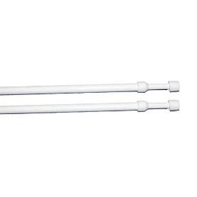 PORTAVISILLOS EXTENSIBLE AUTO  8/46- 80 BLANCO (2 PIEZAS)