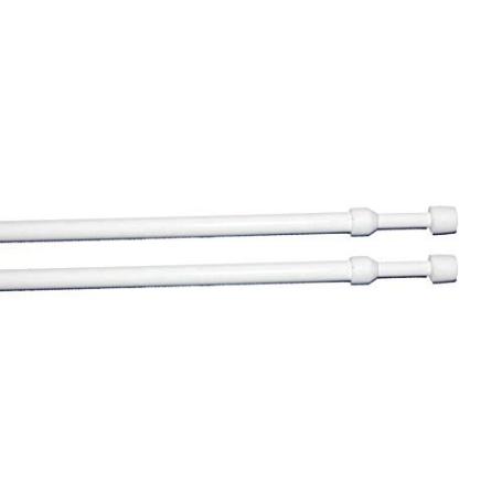 PORTAVISILLOS EXTENSIBLE AUTO  8/46- 80 BLANCO (2 PIEZAS)