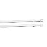 PORTAVISILLOS EXTENSIBLE AUTO  8/46- 80 BLANCO (2 PIEZAS)