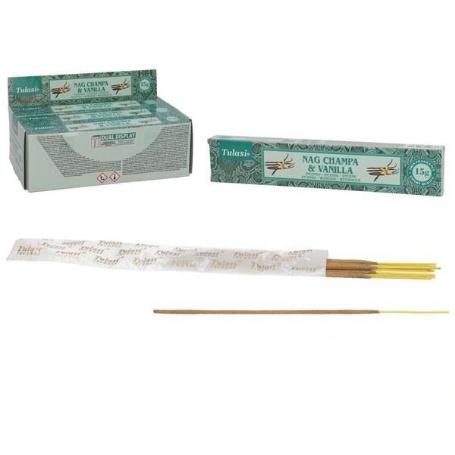 INCIENSO 15G 14 STICK NAG CHAMPA DELIGHTS VANILLA VAINILLA - CAJA 168 UNIDADES