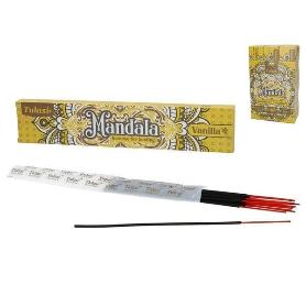 INCIENSO AROMA VAINILLA TULASI MANDALA - CAJA 240 UNIDADES