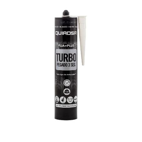 ADHESIVO SELLADOR MONOCOMPONENTE FIJA+PLUS. MS POLYMER. MARRÓN. INTERIOR Y EXTERIOR. PINTABLE. 290 ML - QUIADSA