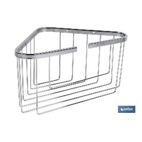 CESTA RINCONERA DE BAÑO DE ACERO INOXIDABLE 304 29 X 18 X 14 CM