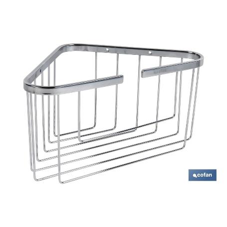 CESTA RINCONERA DE BAÑO DE ACERO INOXIDABLE 304 29 X 18 X 14 CM