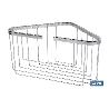 CESTA RINCONERA DE BAÑO DE ACERO INOXIDABLE 304 29 X 18 X 14 CM