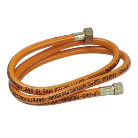 BUTSIR MANGUERA-TUBO GOMA 1.5M CON RACORES METAL PARA SOPLETE MANGUERA TUG50011