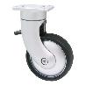 RUEDA GIRATORIA GIOTTO. CON FRENO. CON PLACA - STAMPMATIC