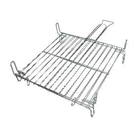PARRILLA BARBACOA DOBLE 45X45 CM.