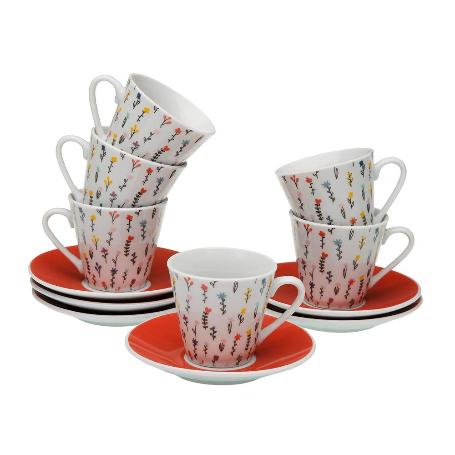 TAZAS PORCELANA CAFE BLUME 80 ML
