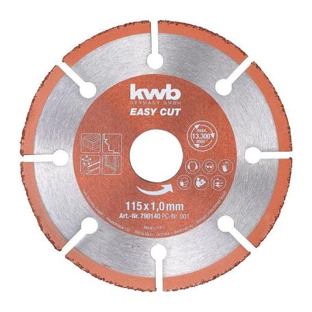 DISCO CARBURO MULTIMATERIAL 115X1X22 MM MADERA Y PLASTICOS  49790140