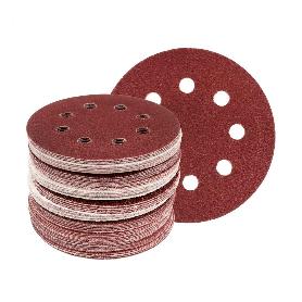 LIJA DISCO 115 MM GRANO 40 VELCRO 8 AGUJEROS 49491804