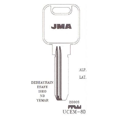 LLAVIN UCEM-8D LATON SEGURIDAD