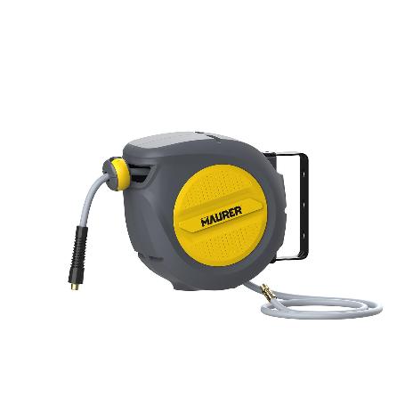 ENROLLADOR AUTOMATICO MANGUERA AIRE COMPRIMIDO 9 METROS PORTA MANGUERAS COMPRESOR