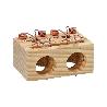 TRAMPA DE MADERA PARA RATONES 2 AGUJEROS Ø 28 MM.