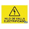 SEÑAL POLIESTIRENO 297X210 HILO DE VALLA ELECTRIFICADO