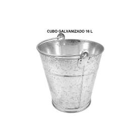 CUBO CHAPA GALVANIZADO 16 LTS ACABADO RUSTICO CLASICO
